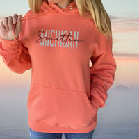 "Michigan Smitten"Relaxed Fit Classic Hoodie