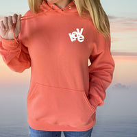 "Love The Mitten"Relaxed Fit Classic Hoodie