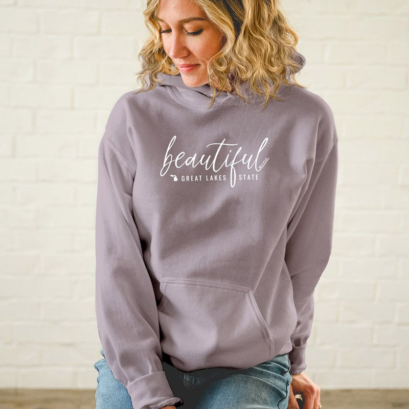 "Beautiful"Soft Style Relaxed Fit Hoodie