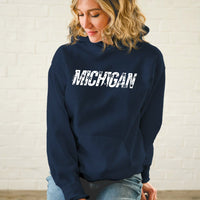 "Michigan Winter"Soft Style Relaxed Fit Hoodie