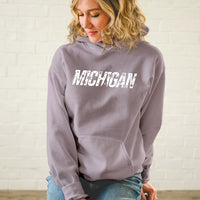 "Michigan Winter"Soft Style Relaxed Fit Hoodie