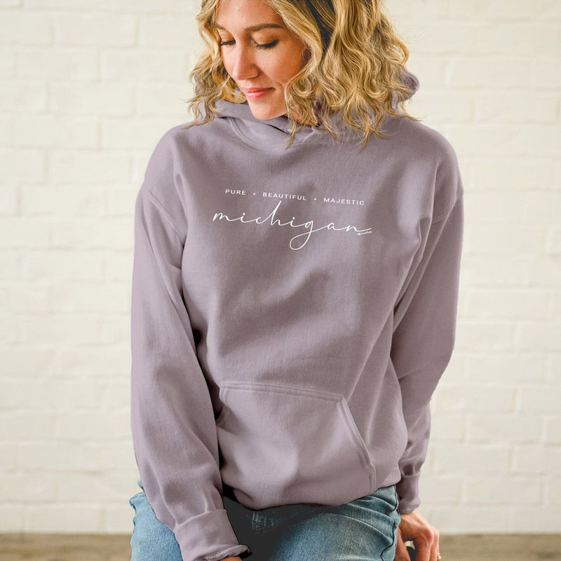 "Majestic"Soft Style Relaxed Fit Hoodie