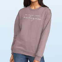 "Majestic"Soft Style Relaxed Fit Crew