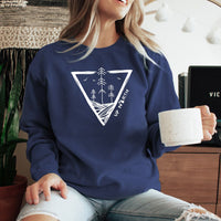 "Untouched"Relaxed Fit Stonewashed Crew Sweatshirt