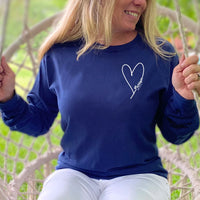 "Little Love"Relaxed Fit Stonewashed Long Sleeve Unisex T-Shirt