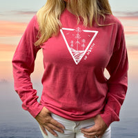 "Untouched"Relaxed Fit Stonewashed Long Sleeve T-Shirt