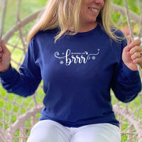 "Brrr... It's Cold In Michigan"Relaxed Fit Stonewashed Long Sleeve T-Shirt