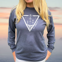 "Untouched"Relaxed Fit Stonewashed Long Sleeve T-Shirt