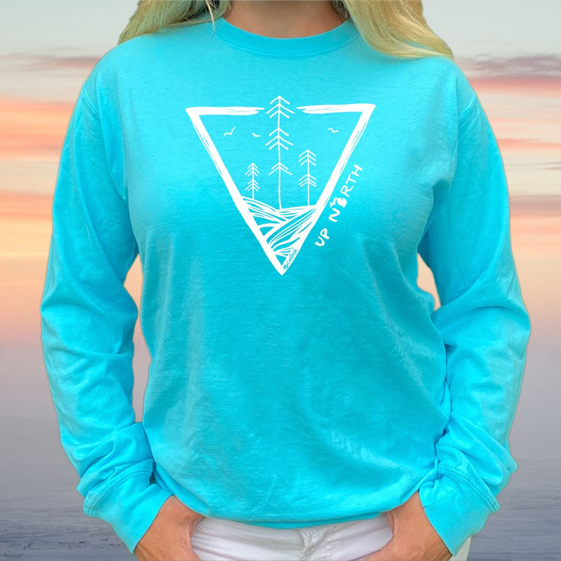 "Untouched"Relaxed Fit Stonewashed Long Sleeve Unisex T-Shirt