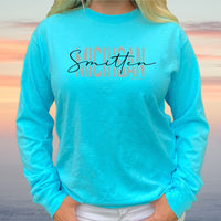 "Michigan Smitten"Relaxed Fit Stonewashed Long Sleeve T-Shirt
