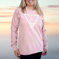 "Untouched"Women's Pullover Crew