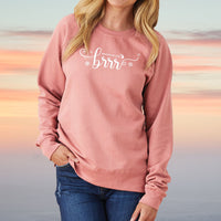 "Brrr... It's Cold In Michigan"Women's Pullover Crew