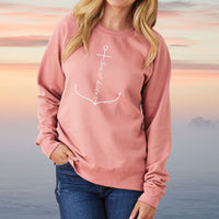 "Great Lakes Anchor"Women's Pullover Crew