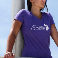 "Smitten With The Mitten"Women's V-Neck