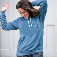 "Little Love"Relaxed Fit Angel Fleece Hoodie
