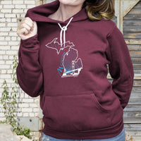 "Mighty"Relaxed Fit Angel Fleece Hoodie