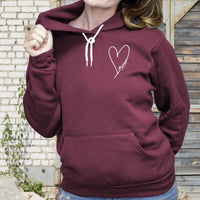 "Little Love"Relaxed Fit Angel Fleece Hoodie