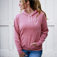 "Little Love"Relaxed Fit Angel Fleece Hoodie
