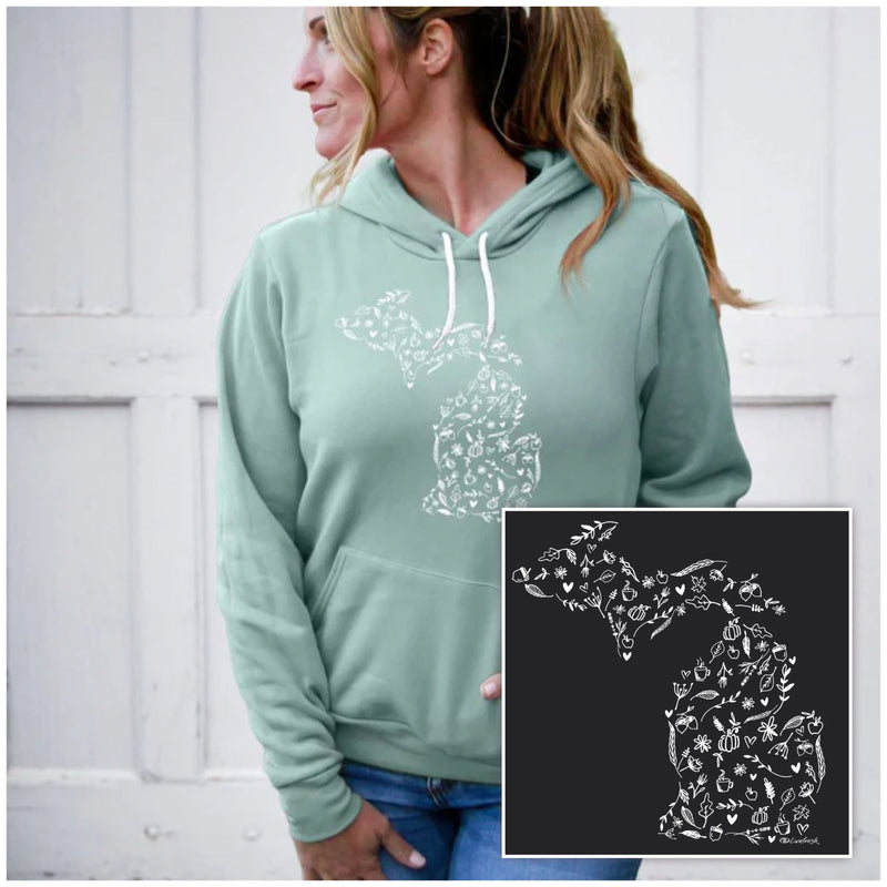 "Fall Wonder"Relaxed Fit Angel Fleece Unisex Hoodie