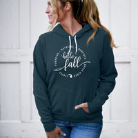 "Hello Fall"Relaxed Fit Angel Fleece Hoodie