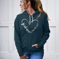"Fall In Love With Michigan"Relaxed Fit Angel Fleece Hoodie