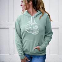 "Michigan Love Where You're From"Relaxed Fit Angel Fleece Unisex Hoodie