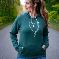 "Made With Love"Relaxed Fit Angel Fleece Hoodie