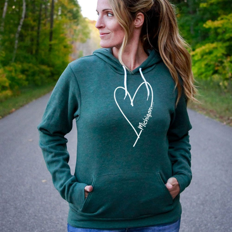 "Made With Love"Relaxed Fit Angel Fleece Hoodie
