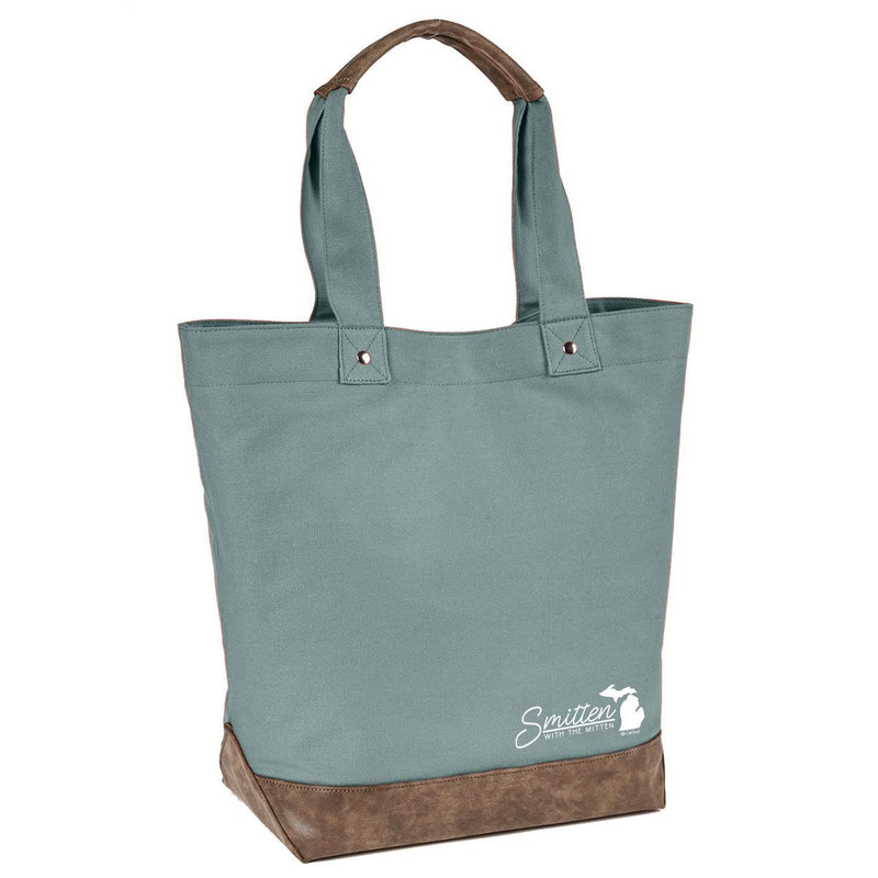 "Smitten With The Mitten"Canvas Tote Bag