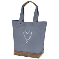 "Made With Love"Canvas Tote Bag