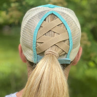 "Fresh Coast"Distressed Ponytail Hat