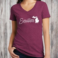 "Smitten With The Mitten"Women's V-Neck