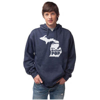 "Michigan Pop Bottle"Men's Classic Hoodie