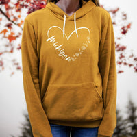 "Fall In Love With Michigan"Relaxed Fit Angel Fleece Hoodie