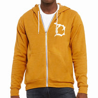 "Michigan D"Men's Full Zip Hoodie