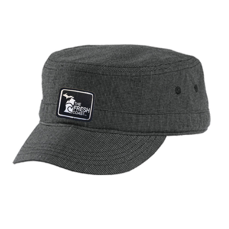 Michigan Fresh Coast Houndstooth Hat Charcoal Grey