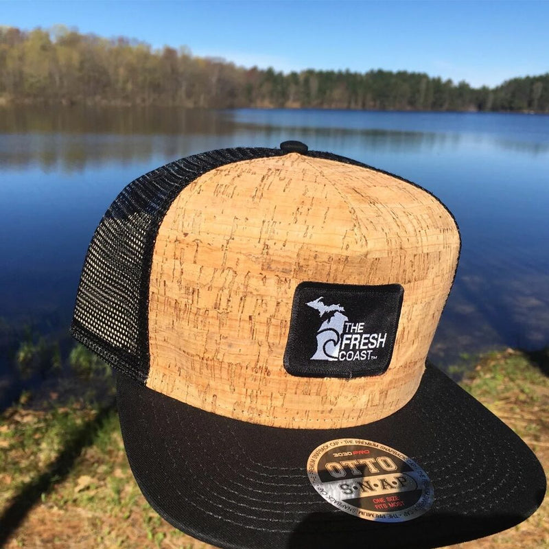 "Fresh Coast"Cork Flat Bill Hat