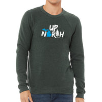 "Up North Michigan Woods"Men's Ultra Soft Pullover Crew