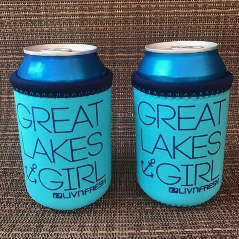 "Great Lakes Girl"Koozies