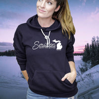 "Smitten With The Mitten"Relaxed Fit Angel Fleece Hoodie