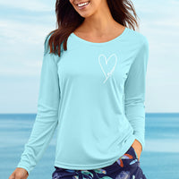 "Little Love"Ladies Islander Sun Protection Long Sleeve Tee UPF #50