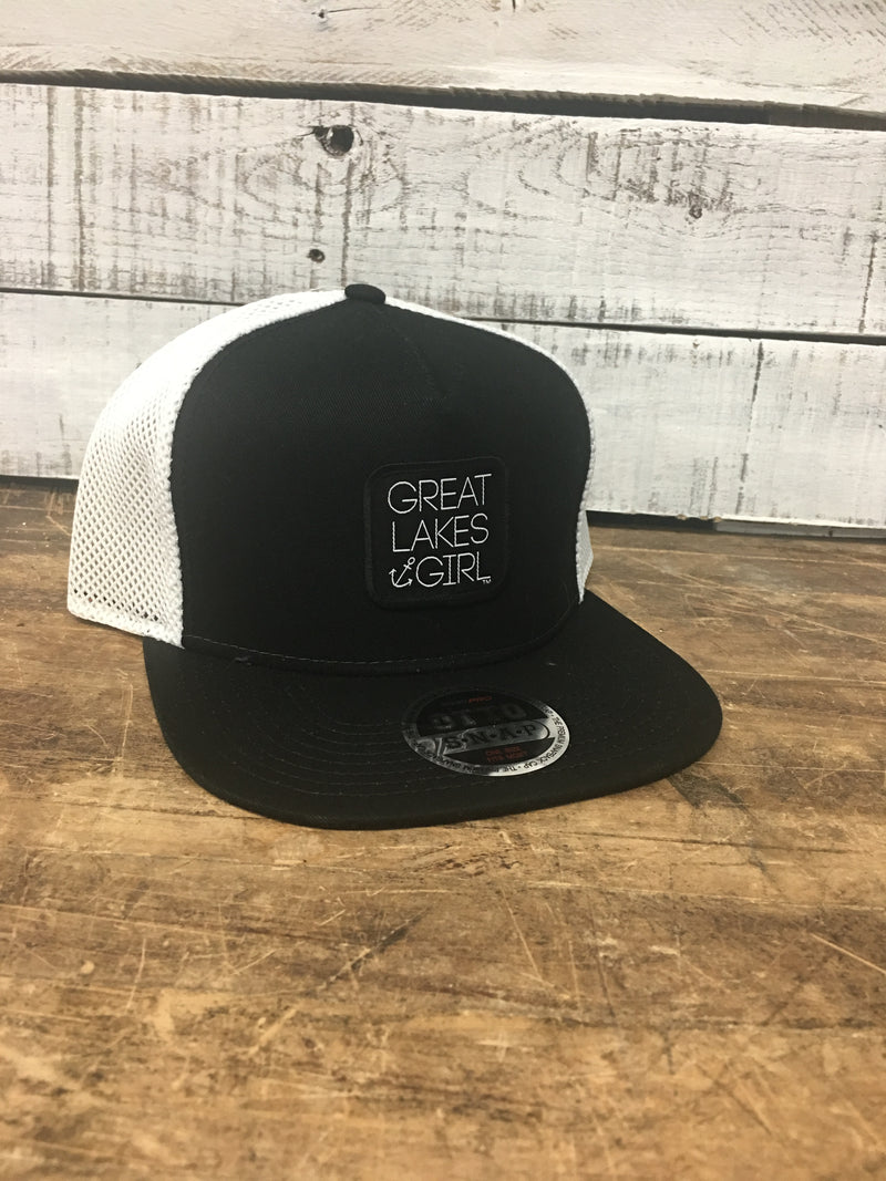 "Great Lakes Girl"Flat Bill Hat