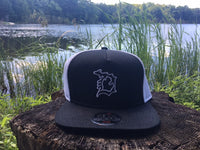 Michigan D BLACK Flat Bill Hat