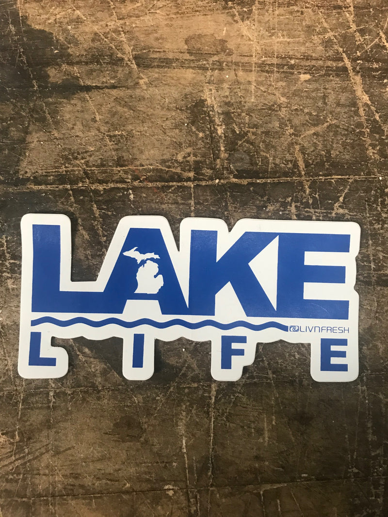 Michigan Lake Life Decal