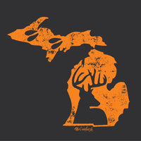 "Michigan Deer State"Men's Tailgate Hoodie CLEARANCE