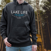 "Lake Life WAVES"Men's Classic Hoodie