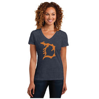 Michigan D Womens V-Neck