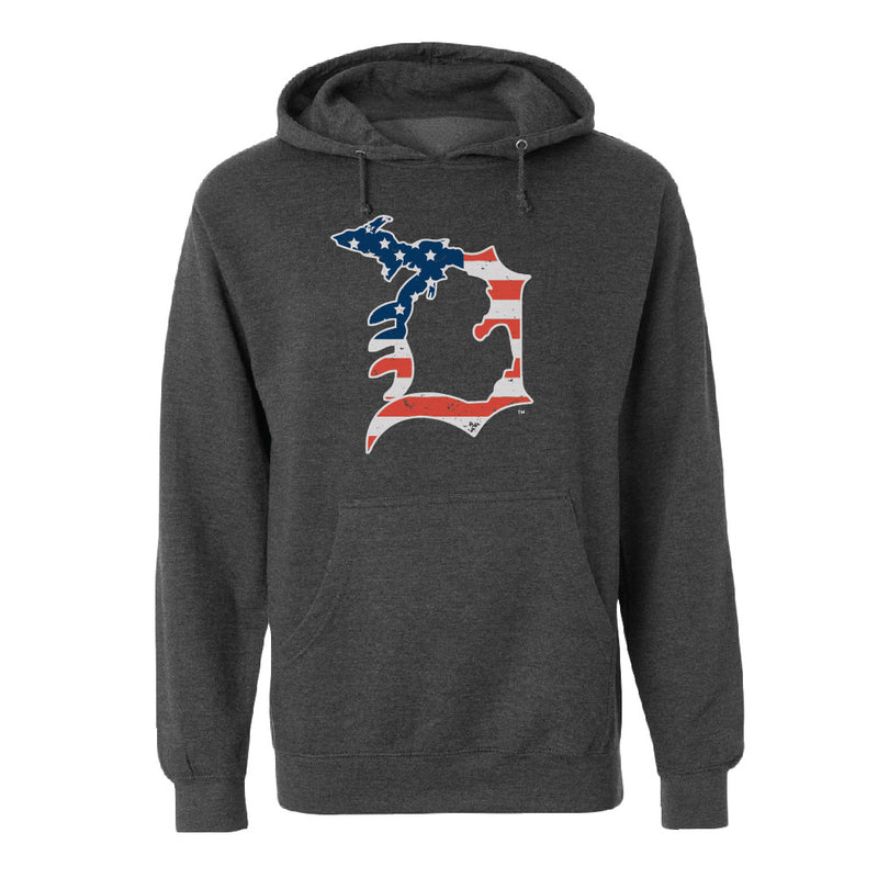 Michigan D Flag Unisex Basic Hoodie