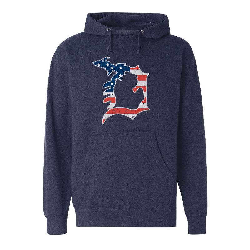 Michigan D Flag Unisex Basic Hoodie