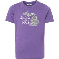 "Michigan Rocks Petoskey Stone"Youth T-Shirt